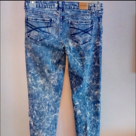 AEROPOSTALE WOMEN'S SIZE 2 ACID WASH JEANS - Picture 3 of 8